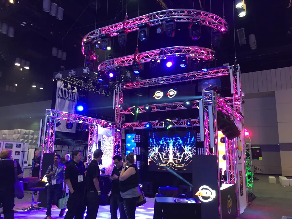 Chauvet lighting booth at InfoComm