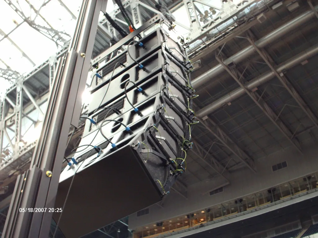 Lighting and video production at Reliant Stadium