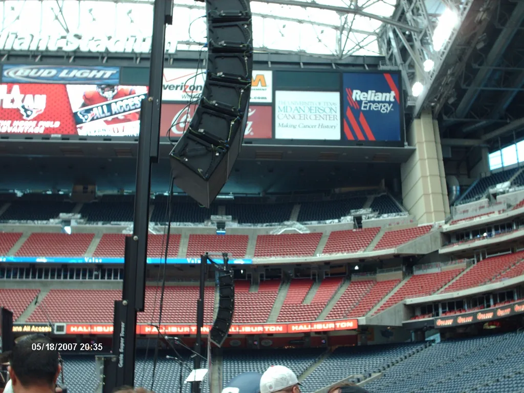 Full production rig at Reliant Stadium