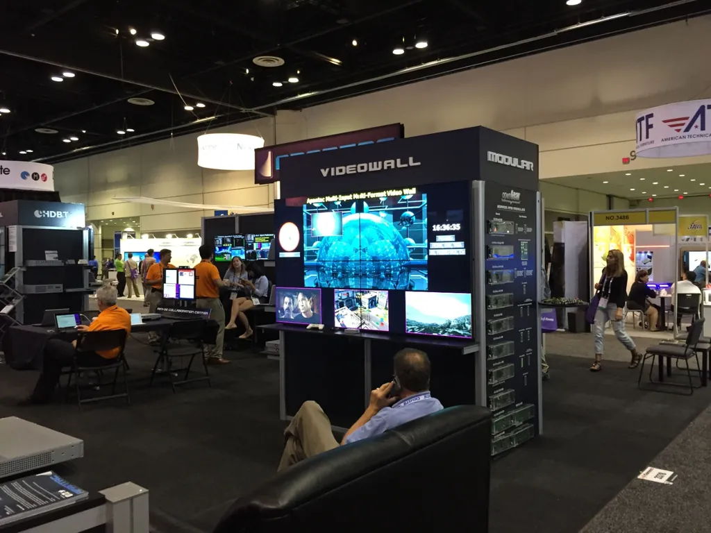LED video walls on display at InfoComm 2015