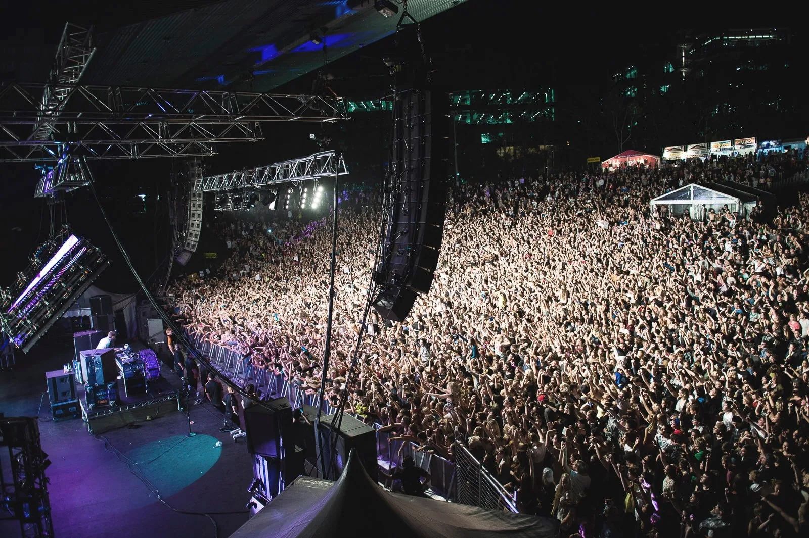 Wide view of a Power Factory live production