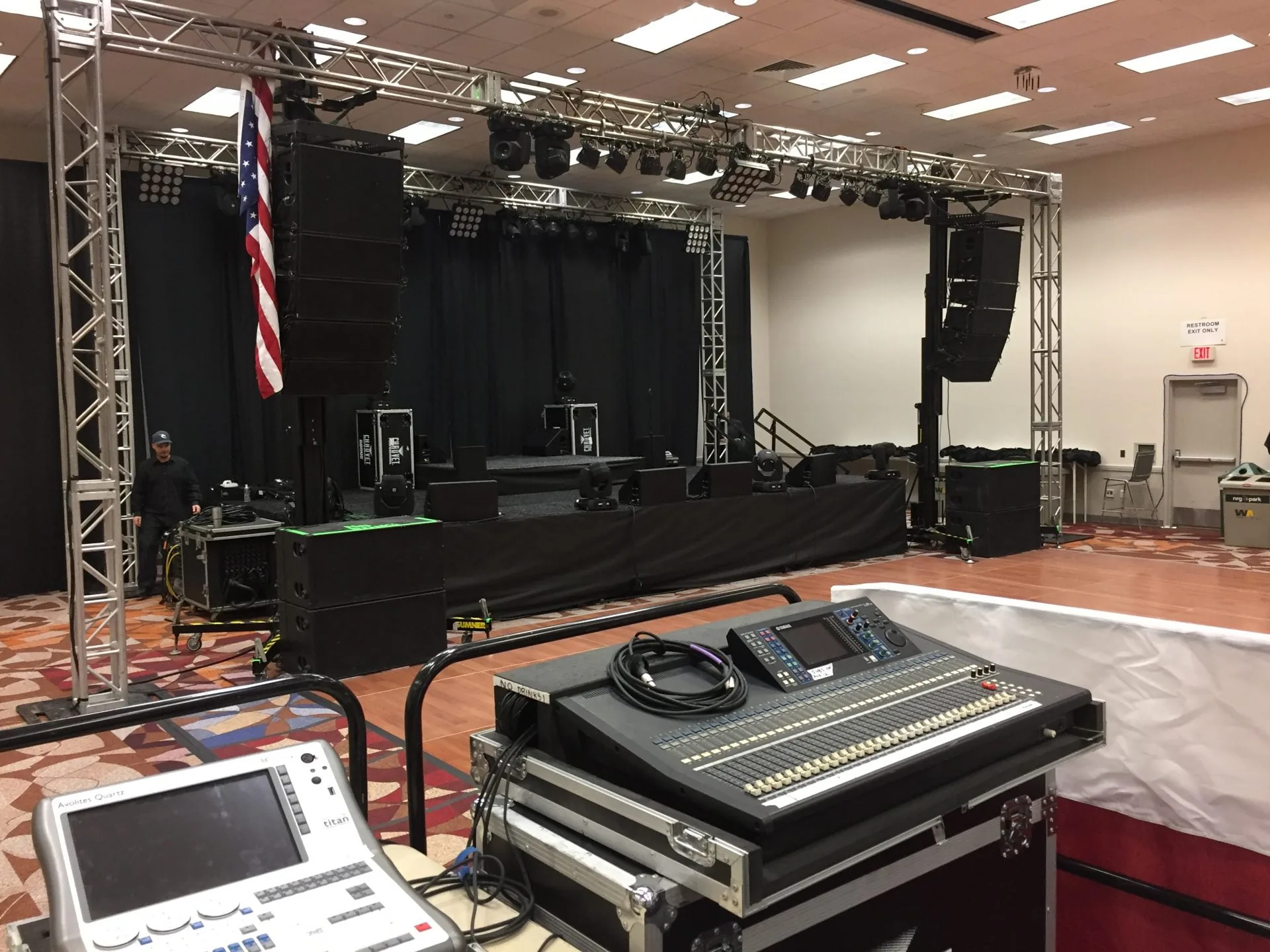 Stage monitor and speaker deployment