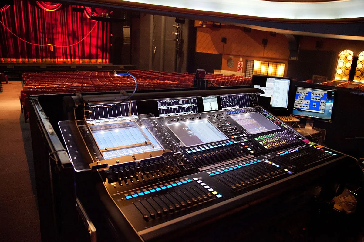 Theatrical production lighting and staging