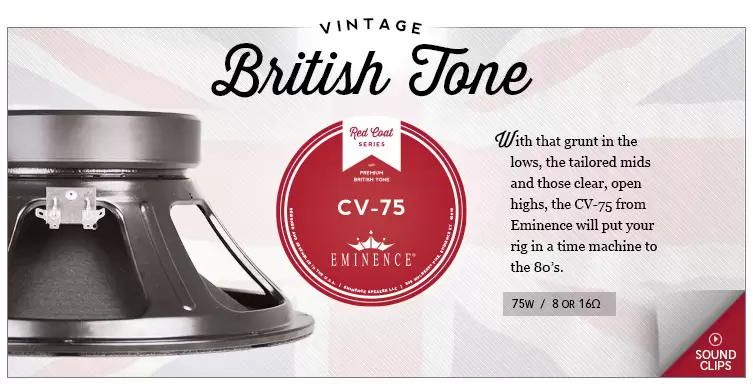 Eminence Vintage Tone Speakers